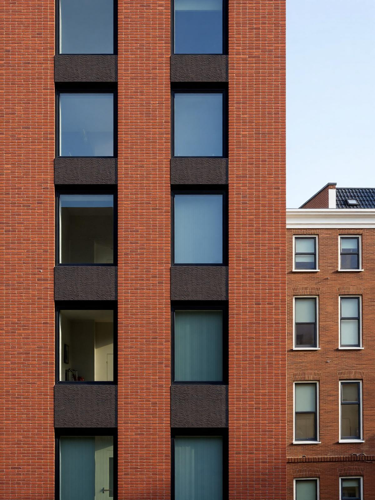 Modern appartementencomplex in Amsterdam